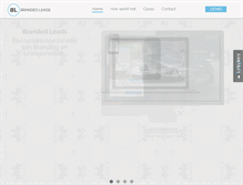 Tablet Screenshot of branded-leads.com